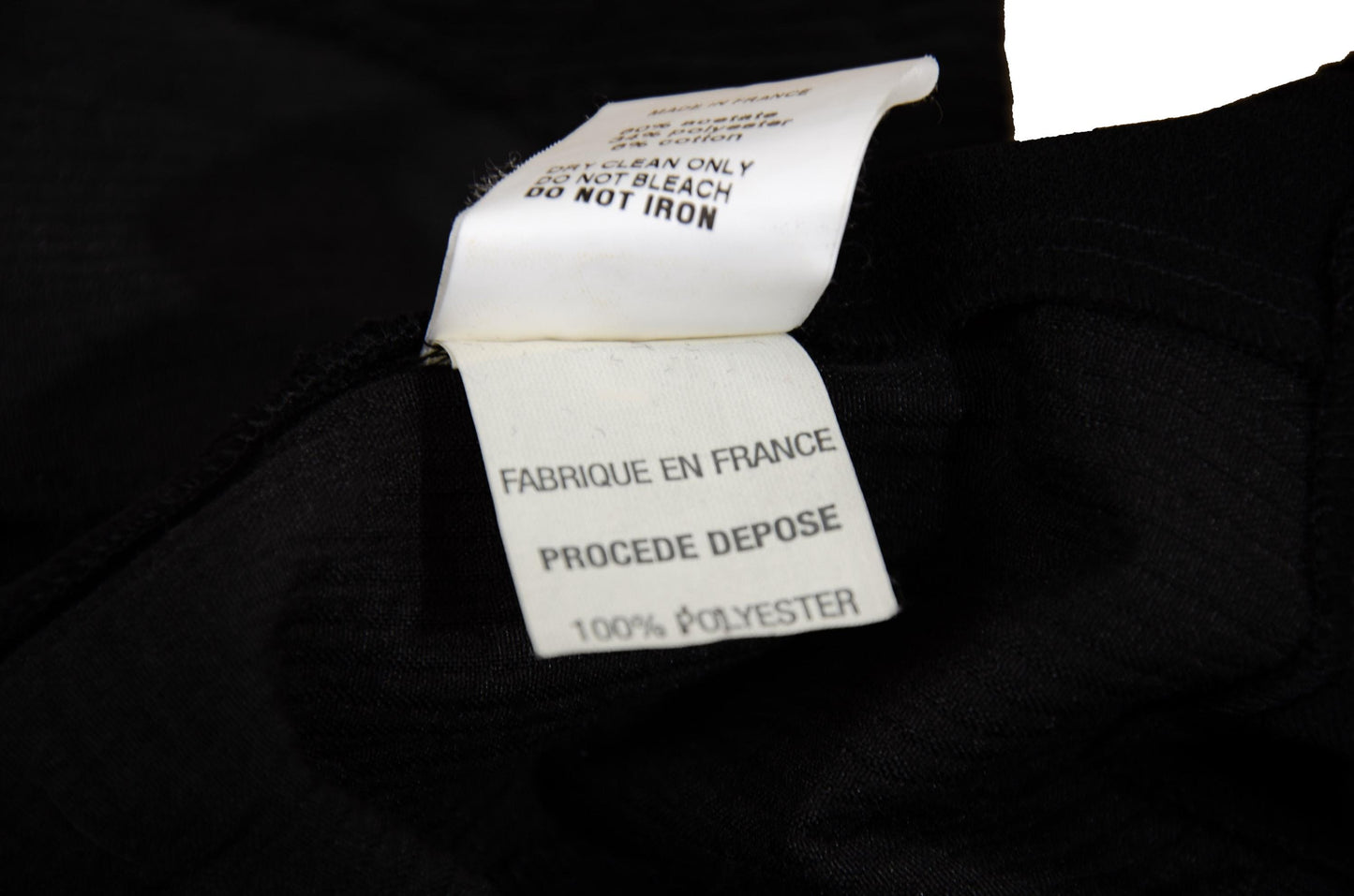 Vintage French brand deconstructed pleats avant garde black asymmetrical jacket / Made in France