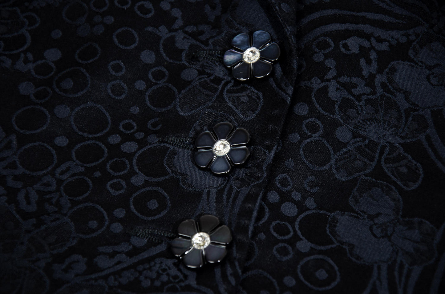 2000s Antonio Berardi cotton and silk blend jacquard two piece set / Made in Italy