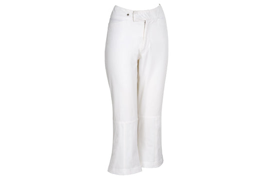 Vintage Prada Linea Rossa white nylon sporty 3/4 capri pants / Made in Italy