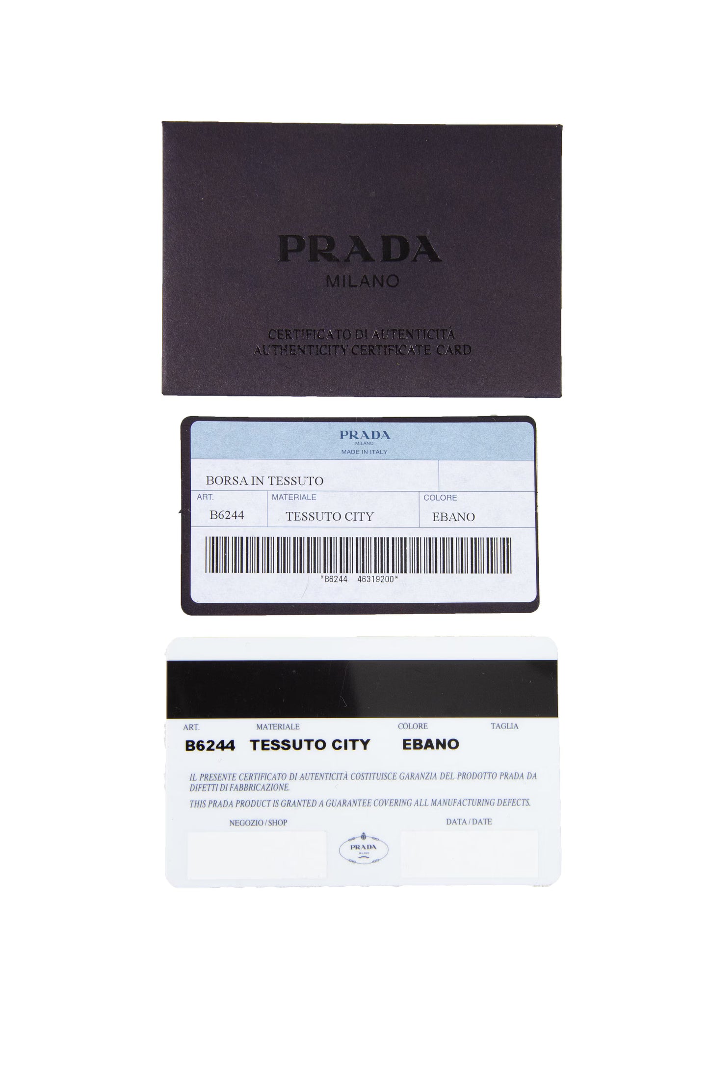 Prada tessuto city nylon tote bag / Ebano dark brown Prada shoulder bag