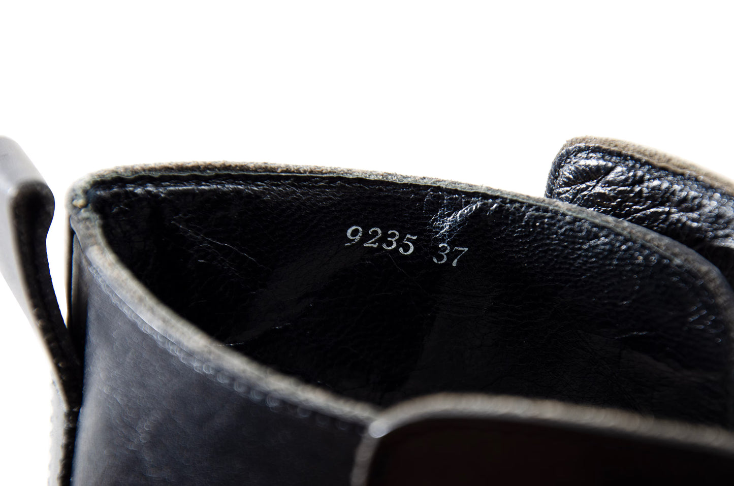 Marithé + François Girbaud black leather platform boots / 2000s MFG track sole combat boots / Girbaud motorcycle boots / Made in France