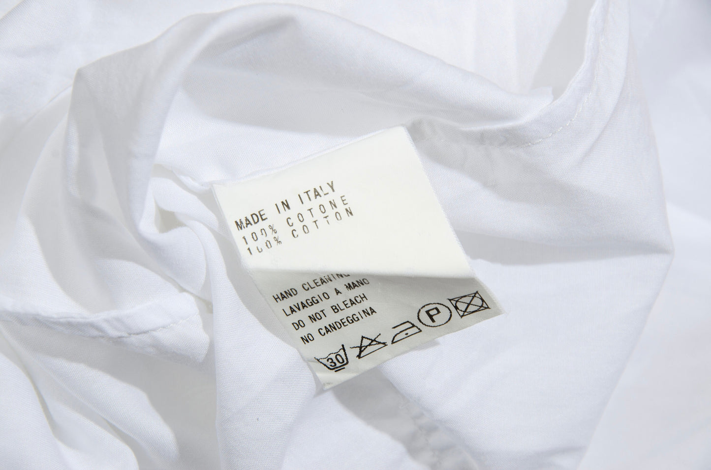 S/S 2003 Dirk Bikkembergs piercing button up white shirt / New Old Stock Bikkembergs archive long sleeves ring details shirt / Made in Italy