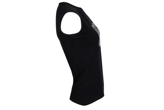 2004 Dirk Bikkembergs "DIRK" black cotton tank top