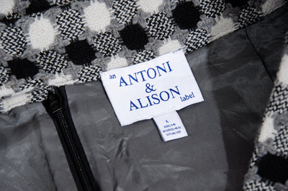 2000s Antoni & Alison polka dot tweed two piece set