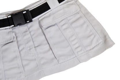 Jean-Paul Gaultier technical micro cargo skirt / Vintage JPG clip buckle mini skirt / Made in Italy