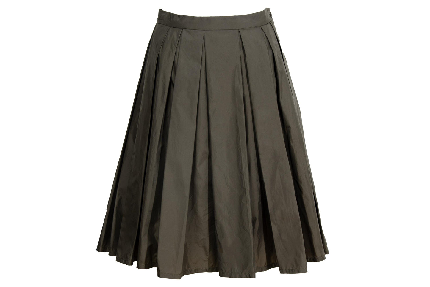 Vintage Atsuro Tayama pleated nylon skirt with sporty mesh lining / Made in Japan