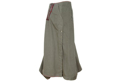 F/W 2003 Marithé + François Girbaud utility asymmetrical cargo skirt / Made in Italy