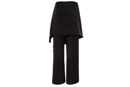 Early 2000s layered skirt pants / Vintage French brand