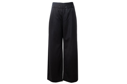 Vintage Marcel Marongiu menswear inspired wool wide leg pants / Made in France