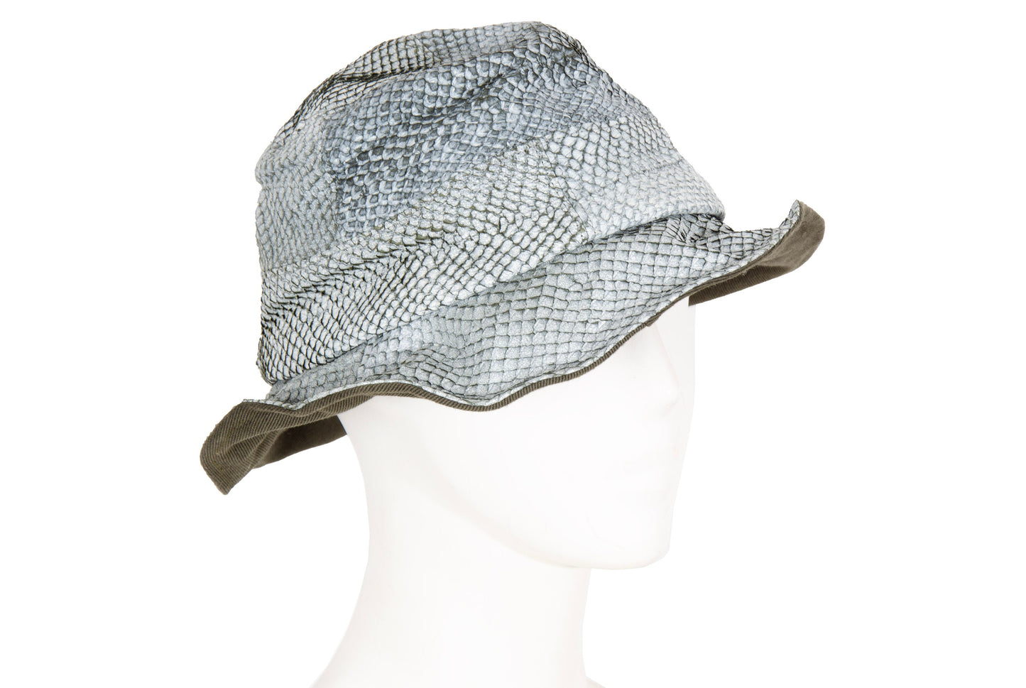 Jacques Le Corre salmon leather avant garde bucket hat / Made in France