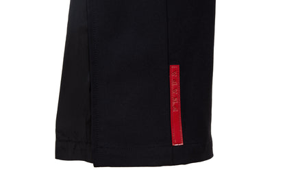 Vintage Prada sport black nylon flared pants