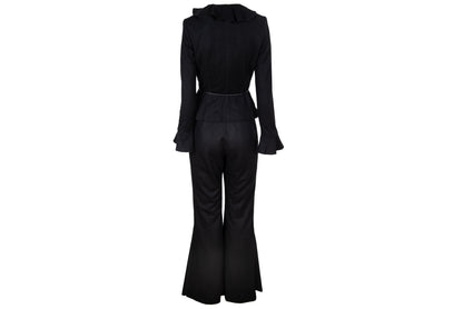 Novespazio by Noboru Yamafuji two piece black wool suit / Made in Japan