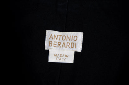 2000s Antonio Berardi black "corset" skirt / Tactical lace up front mini skirt / Made in Italy