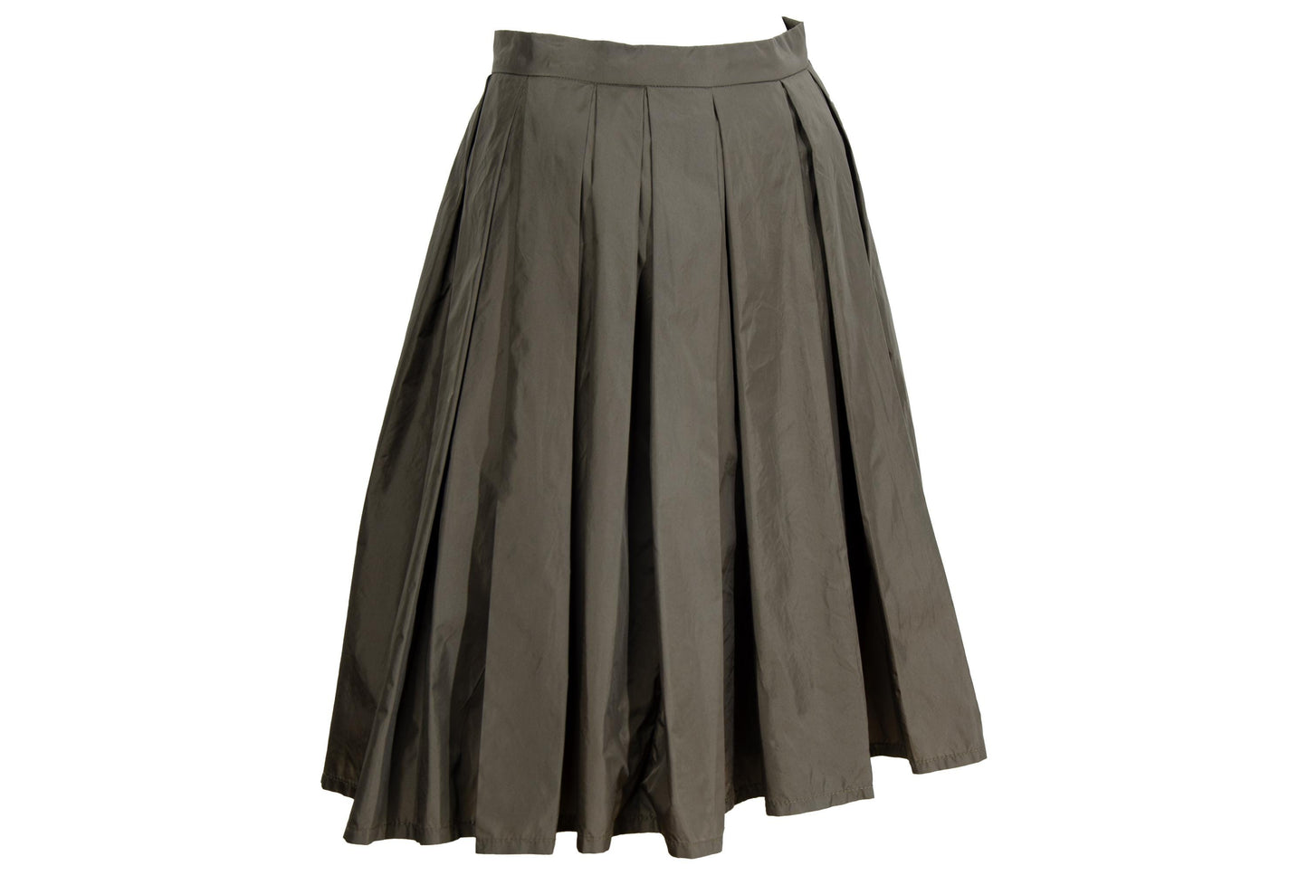 Vintage Atsuro Tayama pleated nylon skirt with sporty mesh lining / Made in Japan