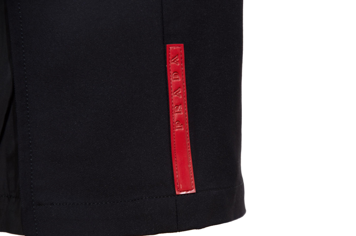 Vintage Prada sport black nylon flared pants
