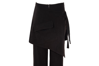 Early 2000s layered skirt pants / Vintage French brand
