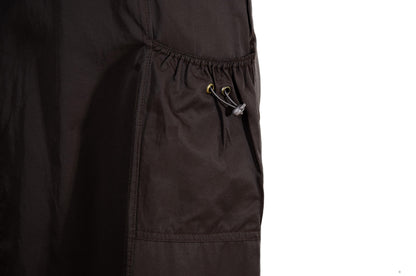 90s French brand technical nylon hooded utility dress