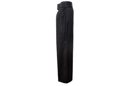 Vintage Marcel Marongiu menswear inspired wool wide leg pants / Made in France