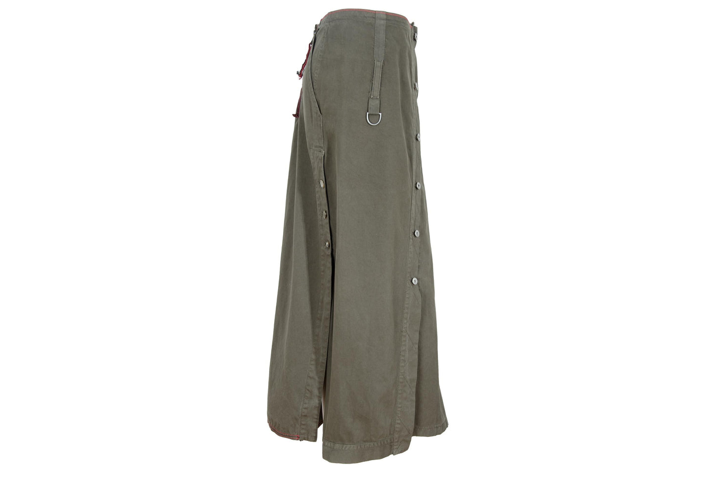 F/W 2003 Marithé + François Girbaud utility asymmetrical cargo skirt / Made in Italy