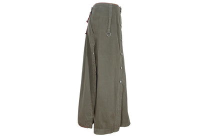F/W 2003 Marithé + François Girbaud utility asymmetrical cargo skirt / Made in Italy