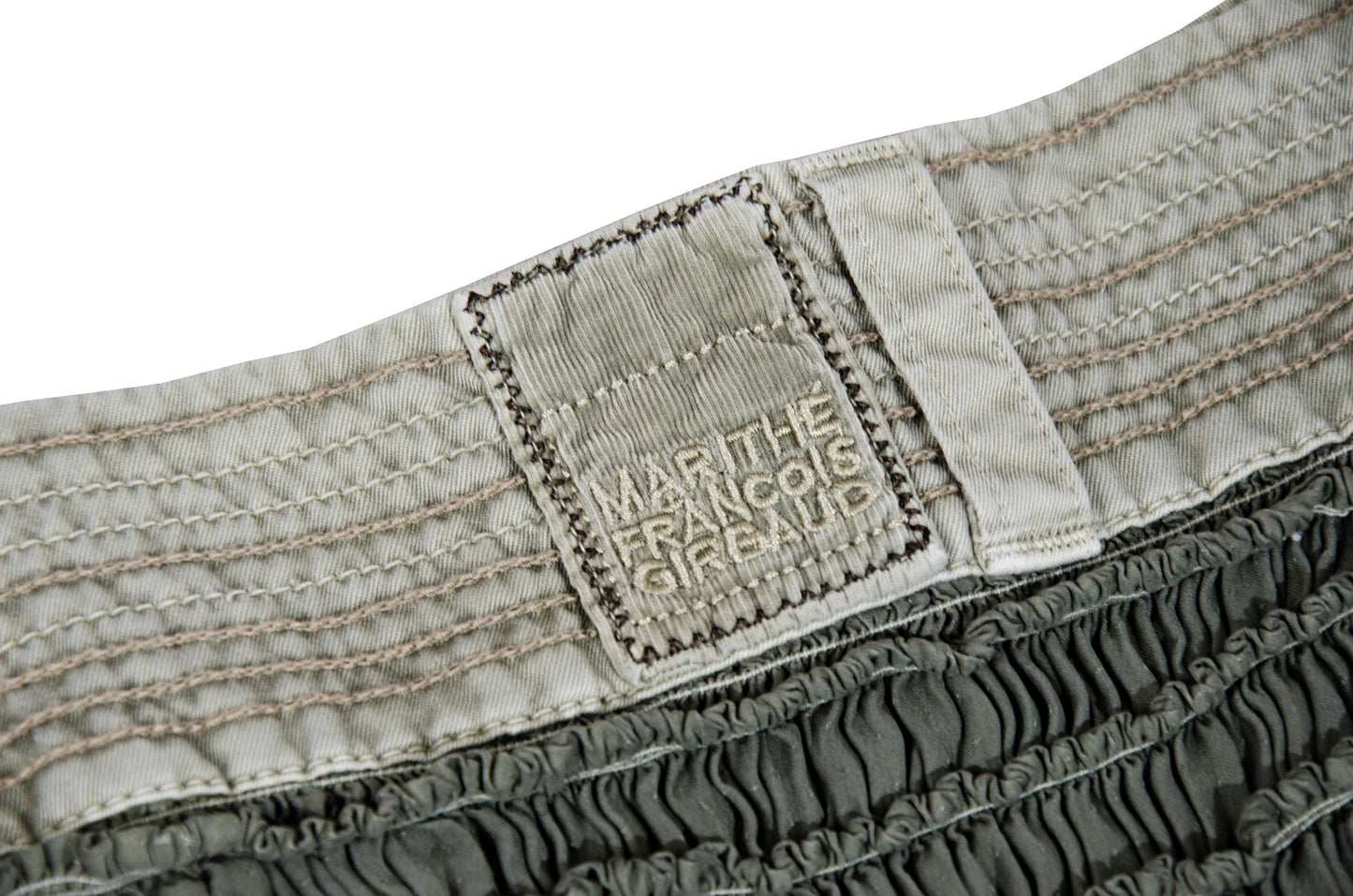 2000s Marithé + François Girbaud cotton & silk mini skirt / Made in Italy