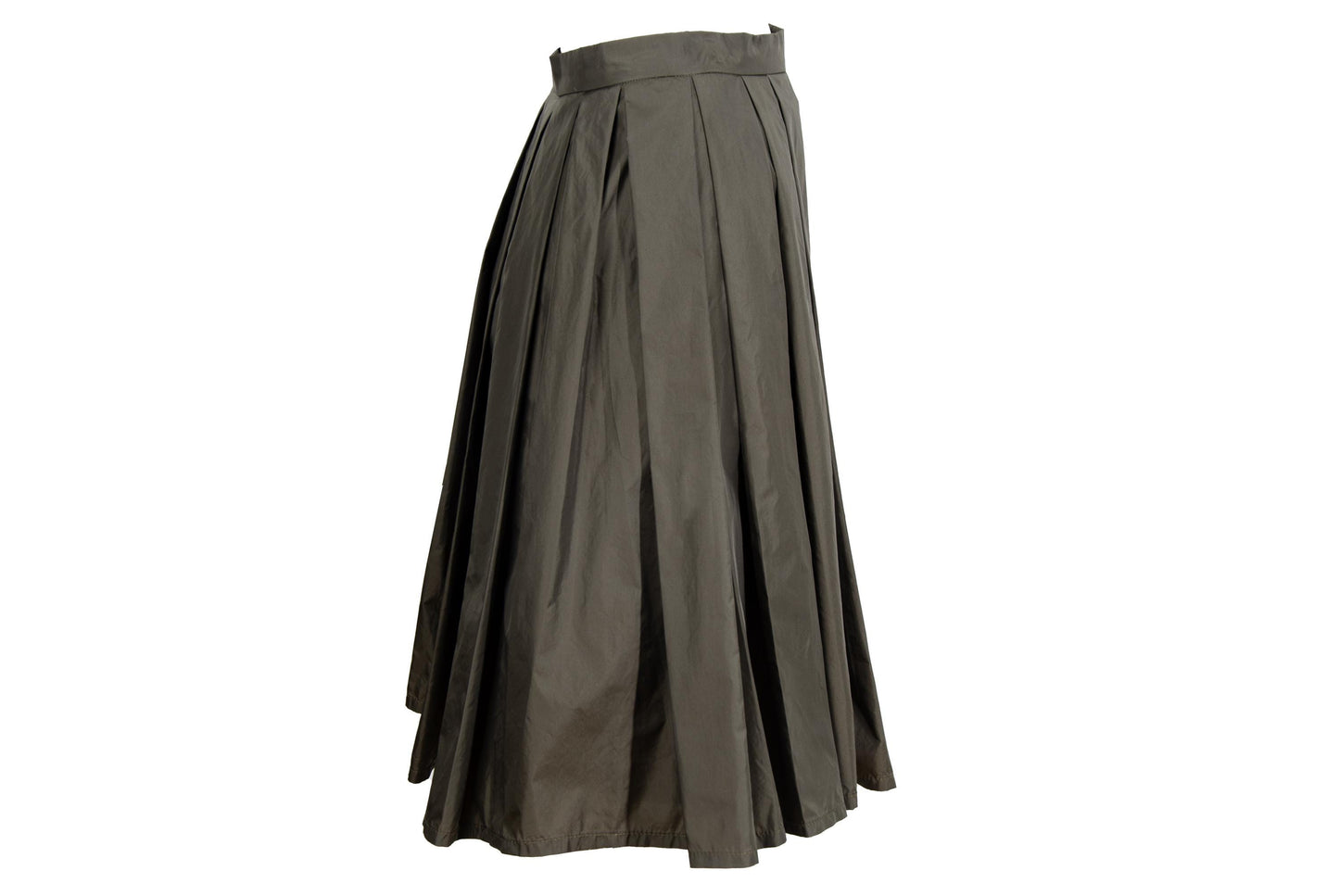 Vintage Atsuro Tayama pleated nylon skirt with sporty mesh lining / Made in Japan