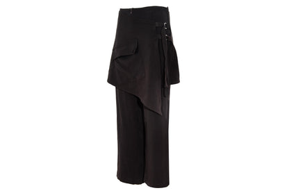 Early 2000s layered skirt pants / Vintage French brand