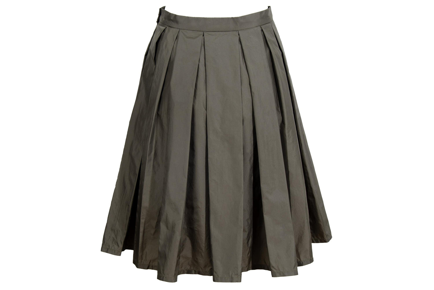 Vintage Atsuro Tayama pleated nylon skirt with sporty mesh lining / Made in Japan