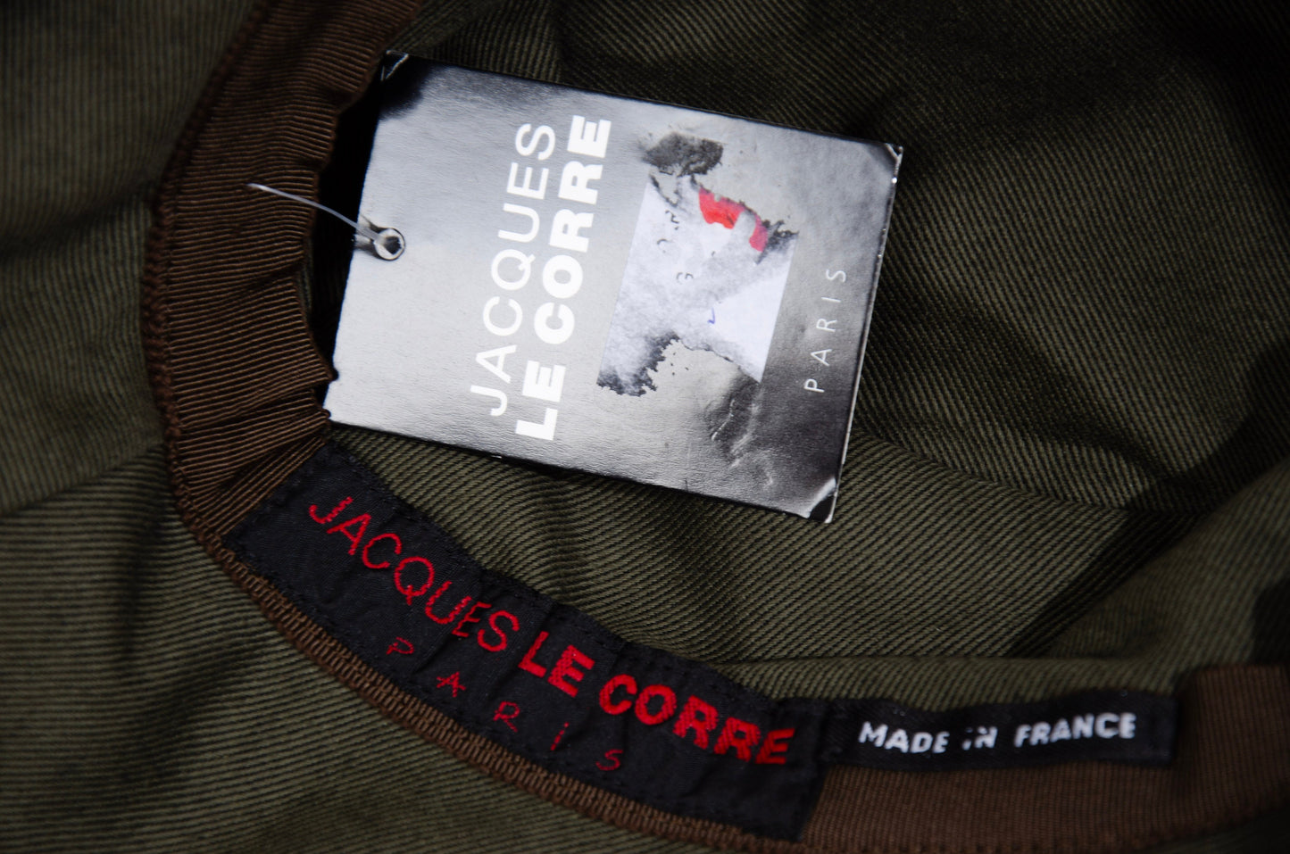 Jacques Le Corre salmon leather avant garde bucket hat / Made in France