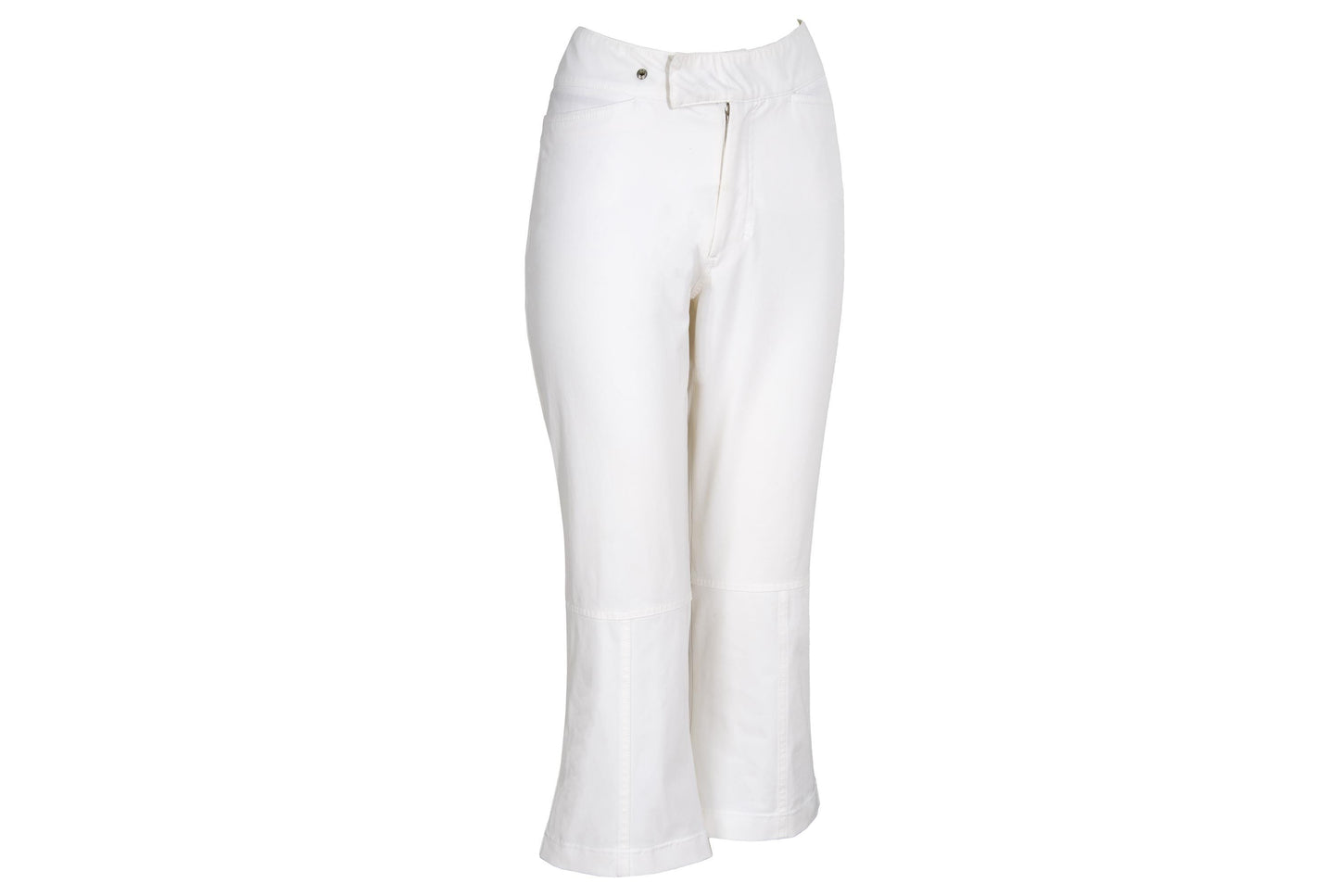 Vintage Prada Linea Rossa white nylon sporty 3/4 capri pants / Made in Italy