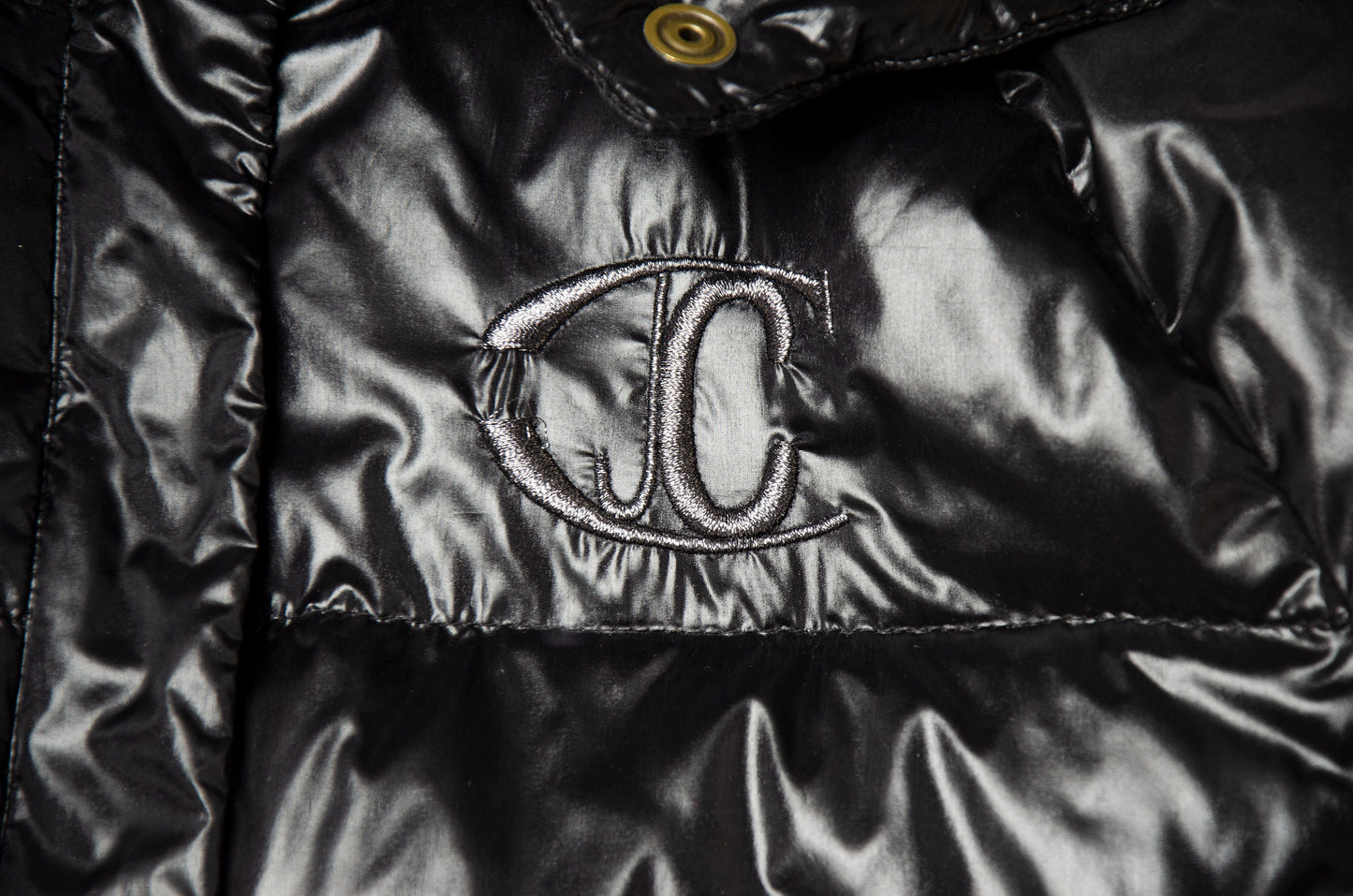 Roberto Cavalli flared sleeves cropped puffer jacket / Vintage archive Cavalli high neck puffy down jacket