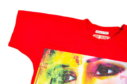 Vintage Jean Paul Gaultier red print short sleeves t-shirt / Made in Italy