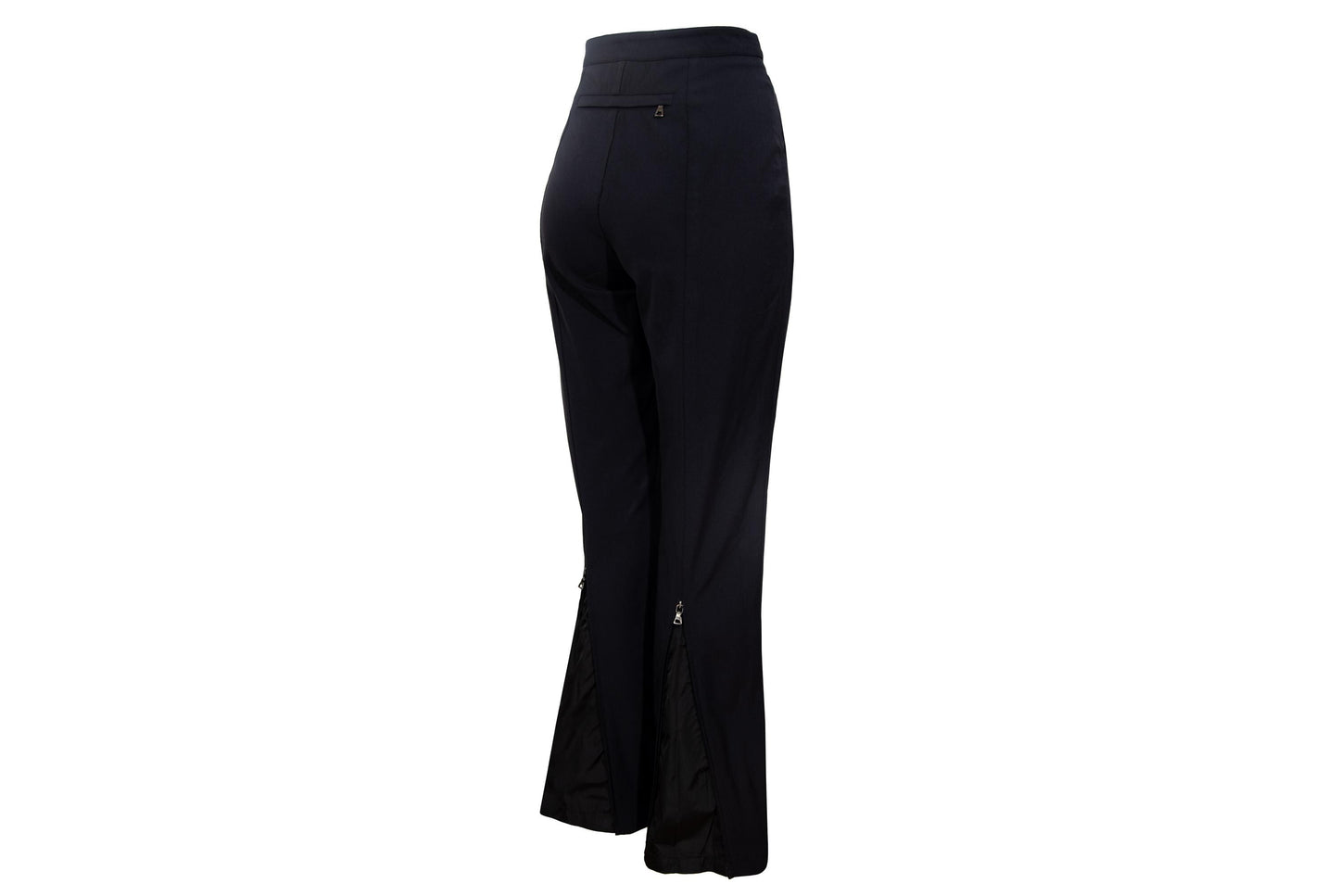 Vintage Prada sport black nylon flared pants