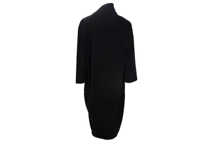 90s Jil Sander 100% wool knit cocoon architectural dress / Made in Italy