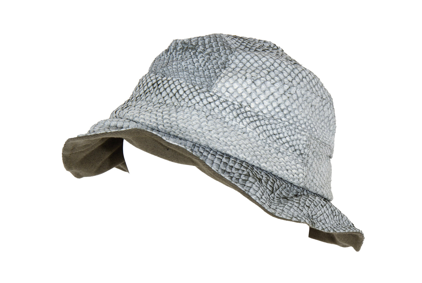 Jacques Le Corre salmon leather avant garde bucket hat / Made in France