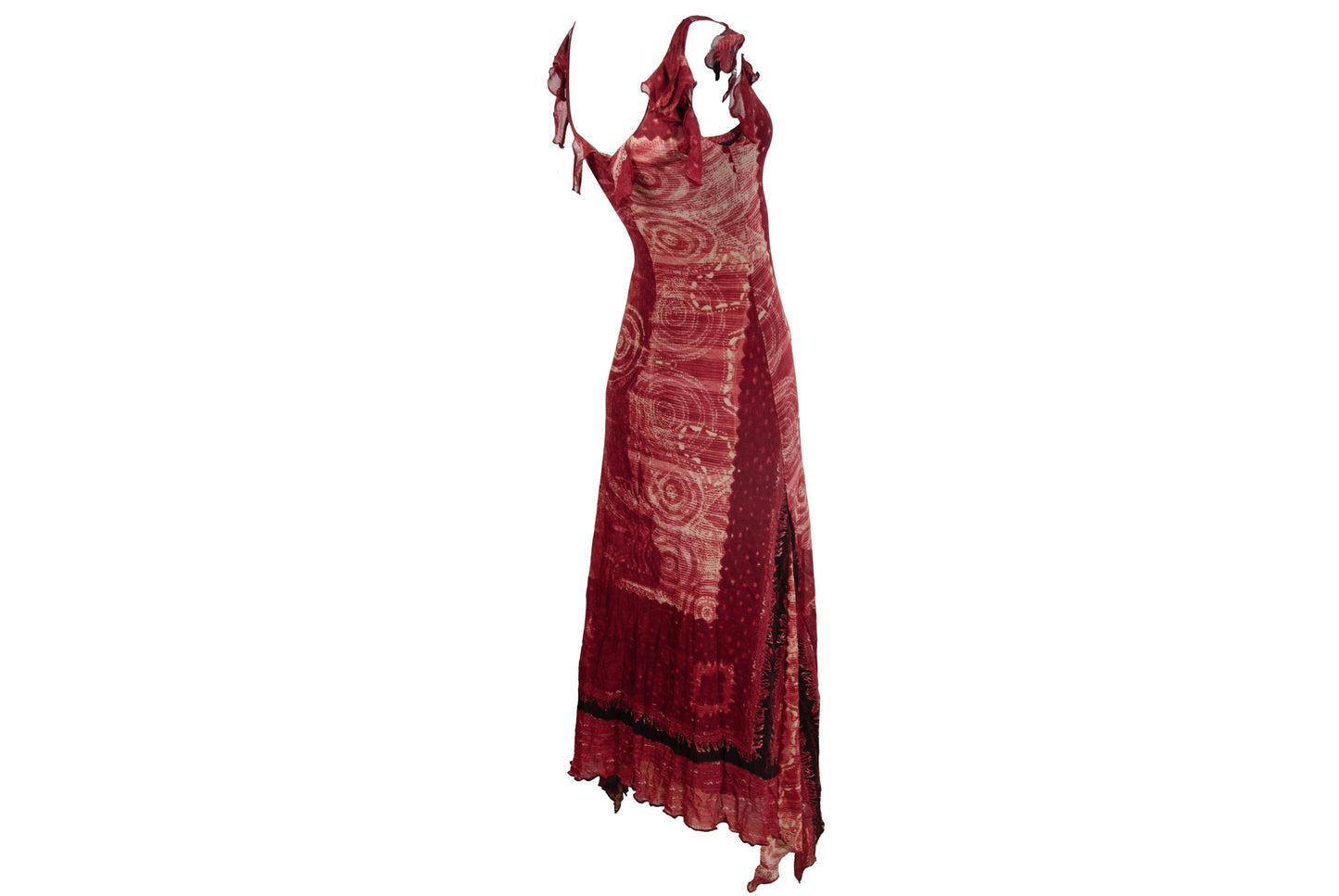 90s Italian brand mesh maxi dress / Made in Italy