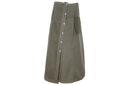 F/W 2003 Marithé + François Girbaud utility asymmetrical cargo skirt / Made in Italy