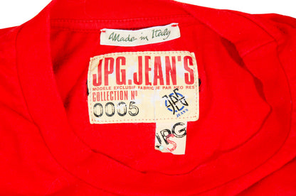 Vintage Jean Paul Gaultier red print short sleeves t-shirt / Made in Italy