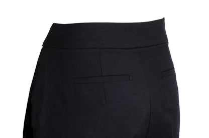 Vintage Dries Van Noten 100% wool black pants with overskirt