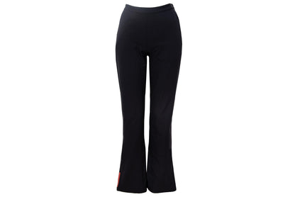 Vintage Prada sport black nylon flared pants