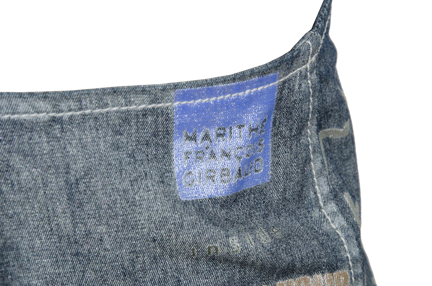 2000s Marithé + François Girbaud denim relaxed apron dress / Made in Italy