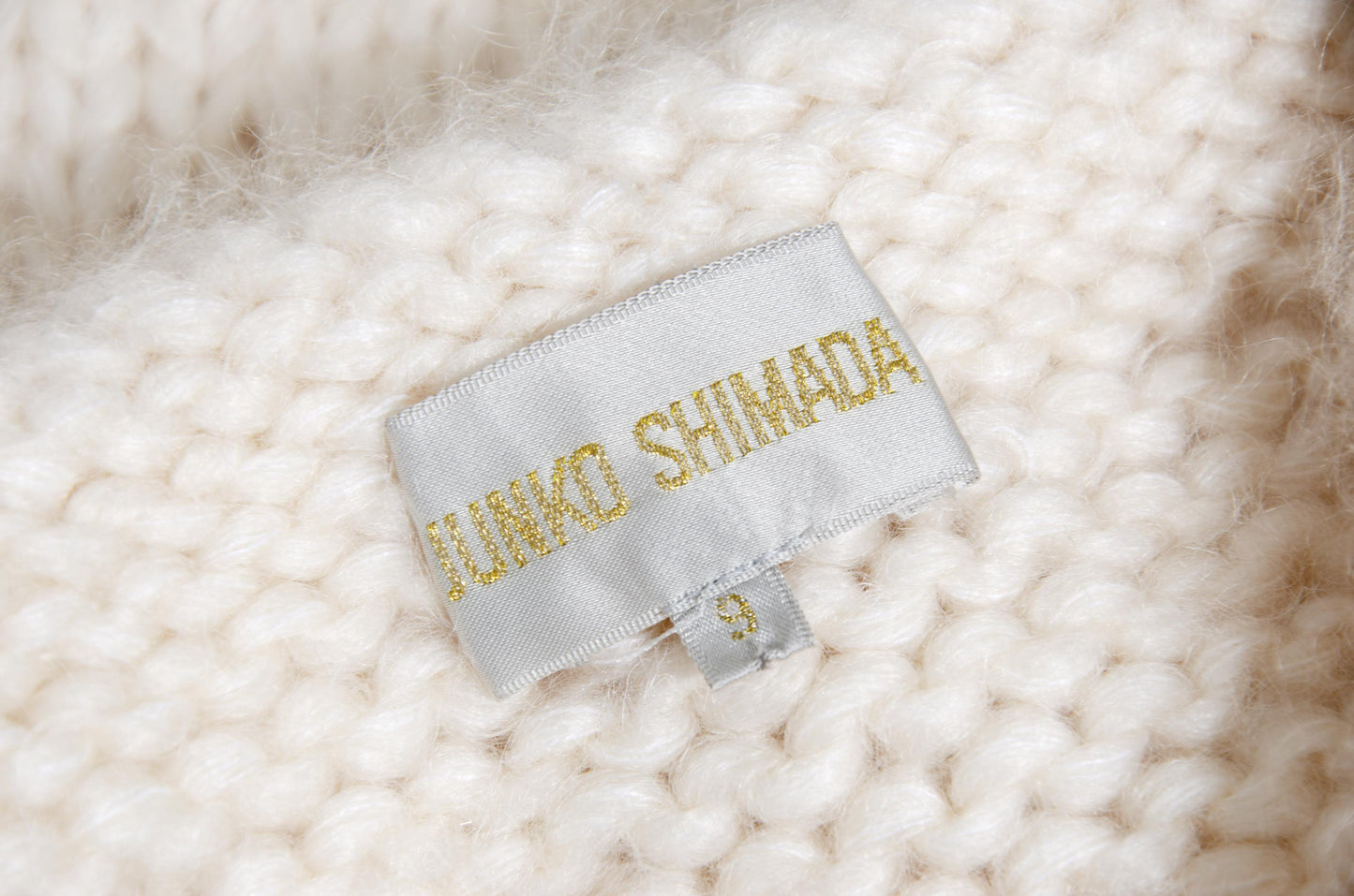Vintage Junko Shimada fuzzy mohair chunky knit two piece set / Made in Japan