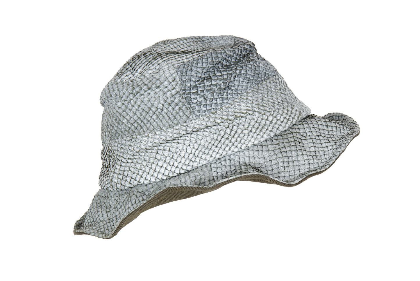 Jacques Le Corre salmon leather avant garde bucket hat / Made in France
