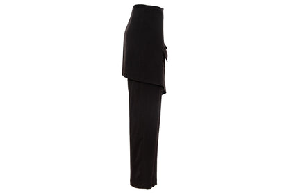 Early 2000s layered skirt pants / Vintage French brand