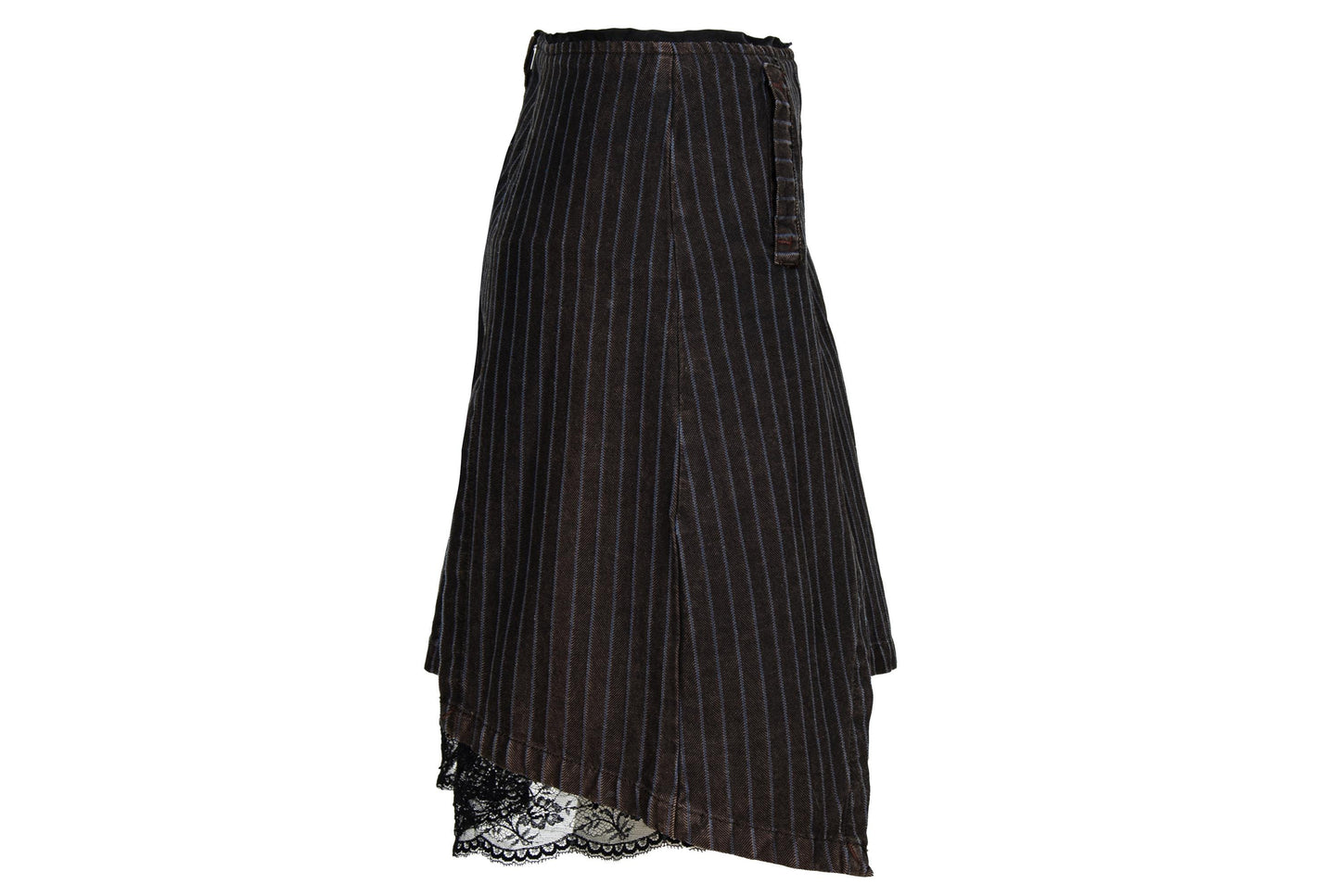 Vintage Sportmax silk lace trim mini skirt / Made in Italy