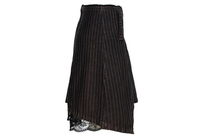 Vintage Sportmax silk lace trim mini skirt / Made in Italy