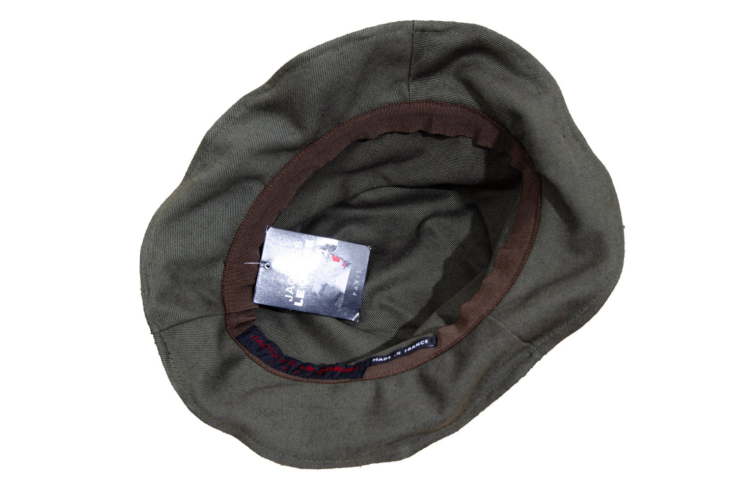 Jacques Le Corre salmon leather avant garde bucket hat / Made in France