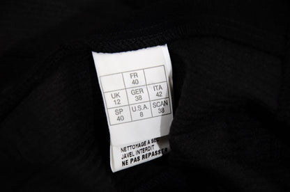 Vintage French brand deconstructed pleats avant garde black asymmetrical jacket / Made in France