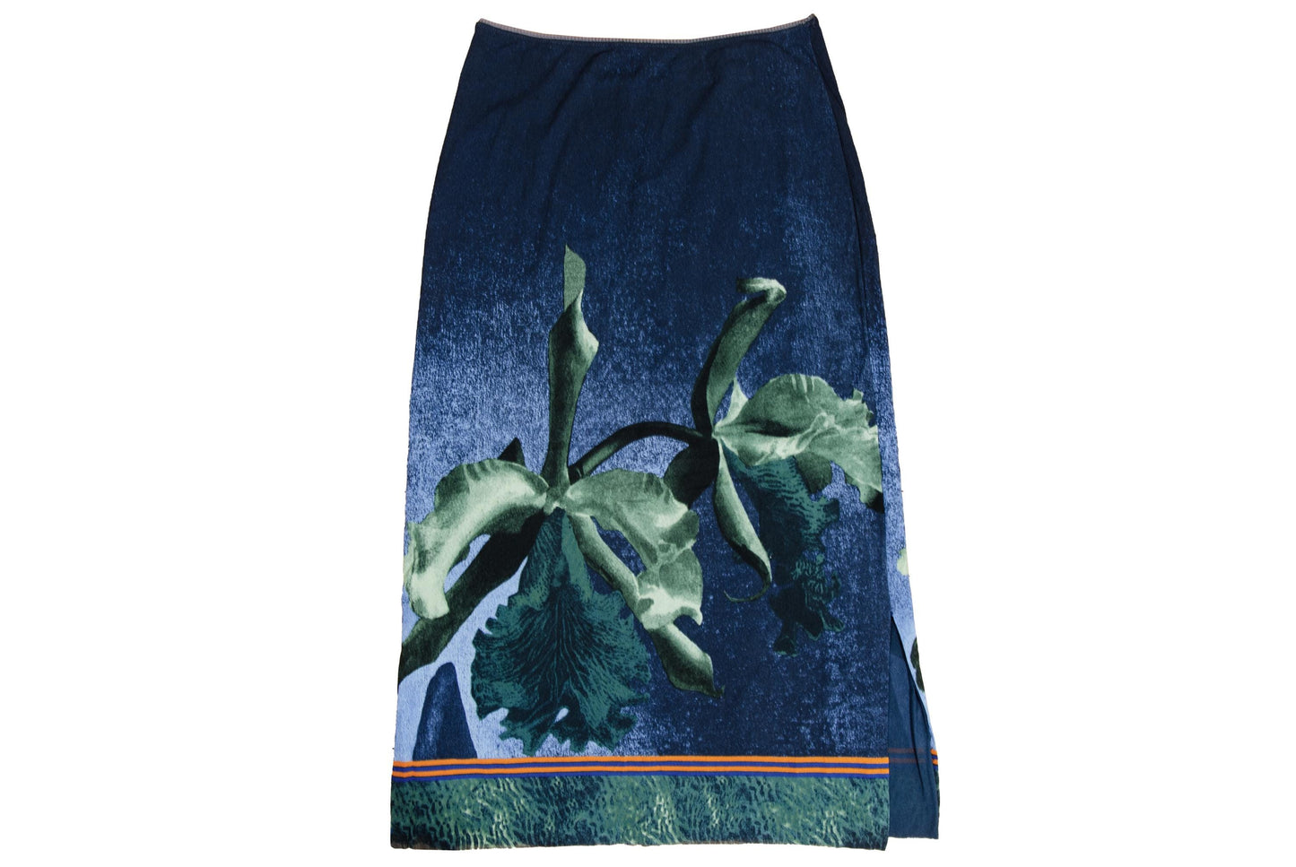 90s two piece sheer mesh top and skirt set / Made in Italy
