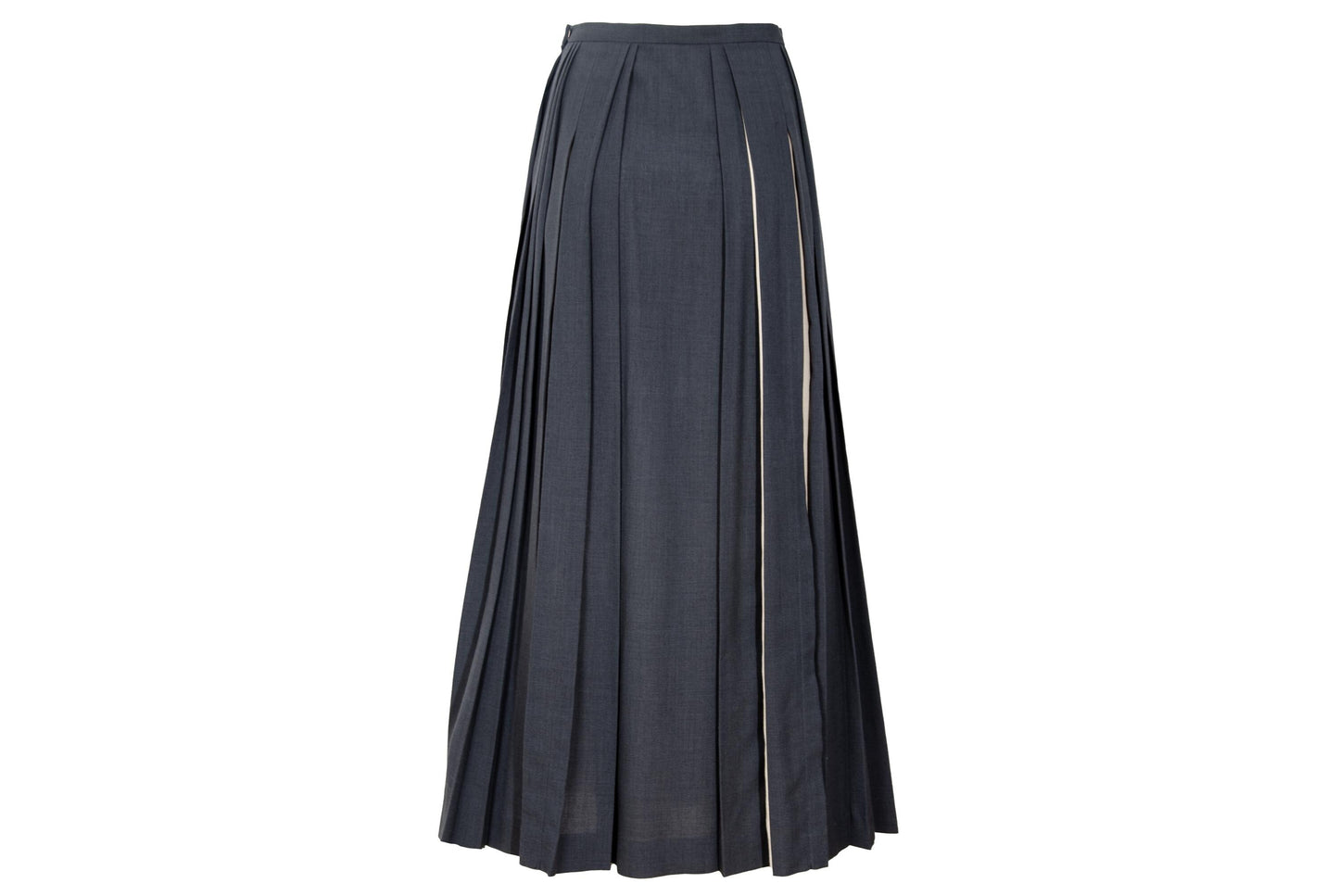 Vintage "IWISH" by Yohji Yamamoto long pleated skirt with contrasting panels / Made in Japan